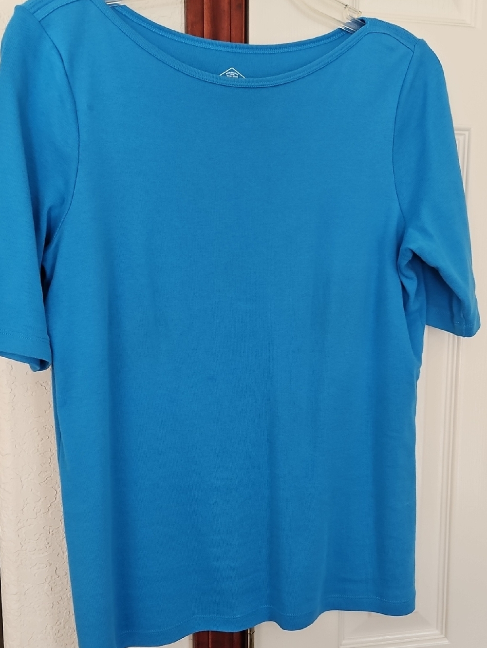 St. John's Bay Bright Blue Roundneck Tee